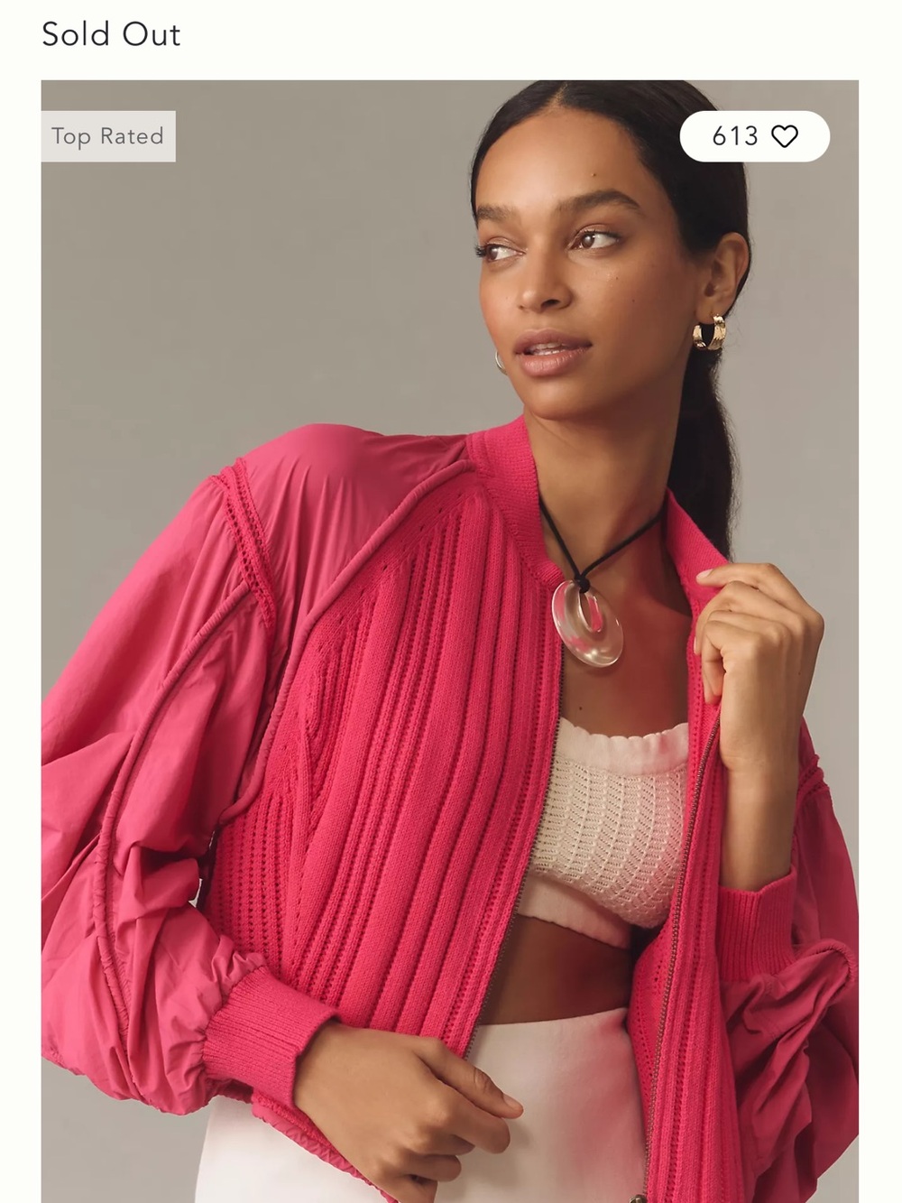 PILCRO by Anthropologie Parachute Cardigan Sweater